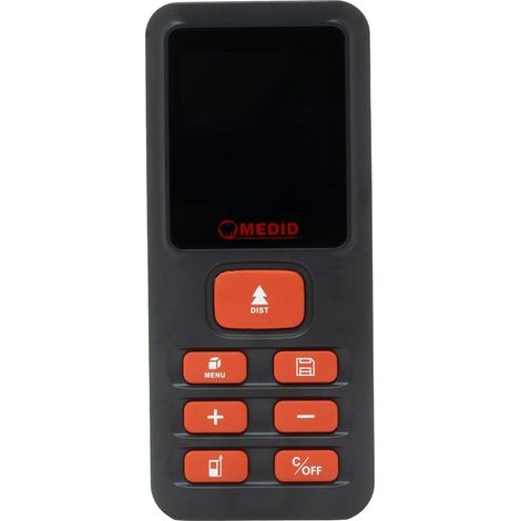 Mètre laser rouge 100 m avec fonctions avancées