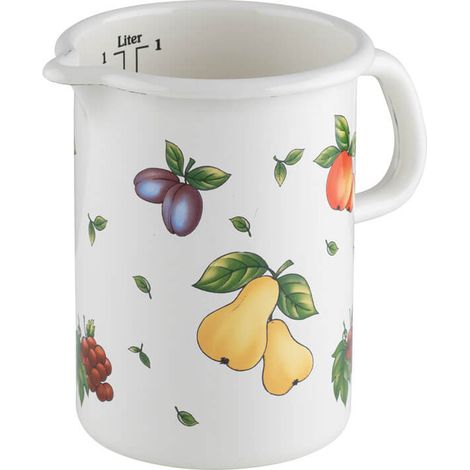 Riess Misurino smaltato 1 litro design colorato giardino (1/2)