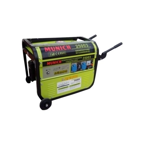 Gruppo elettrogeno/Generatore di corrente 2000W - 220V avviamento elettrico con ruote