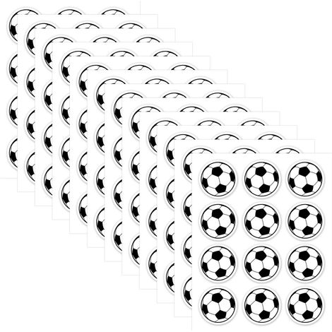 120 Pièces Stickers Foot 3CM, Étiquette Autocollante pour Scellage (1/5)