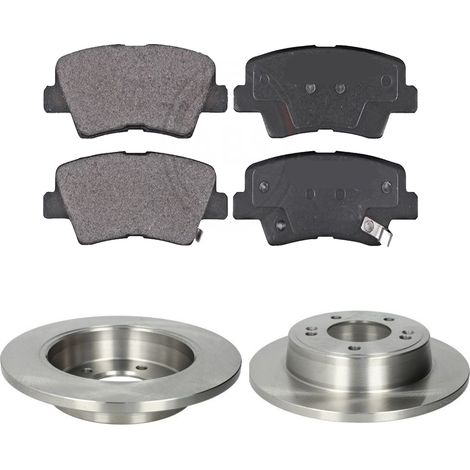 KIT PASTIGLIE E DISCHI POSTERIORI compatibile con HYUNDAI i30 , COUPE(GD) - DISCHI + PASTIGLIE OEM: FDB4833 / 18203 , 18237 /SOSTITUZIONE DIRETTA/BASSA POLVERE/SILENZIOSO (1/4)