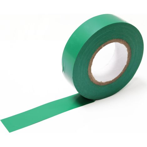 BeMatik - Nastro isolante verde 0,15x19mm in bobina 20m