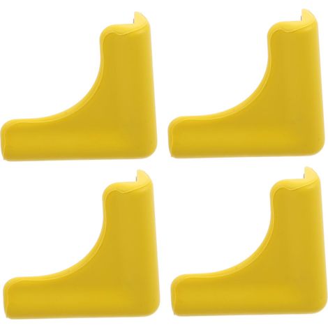 Protections d'angle pour hotte de cuisine (4 pièces) - Autocollantes et adhésives - Protection polyvalente contre les chocs - Prévention des collisions (1/5)