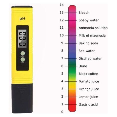 NALOOKAMIC 3PCS Testeur de Qualité de l'eau, Testeur pH Mètre électronique, TDS&EC Mètre Température, Stylo de détection de minéraux, 4 en 1 Testeur de qualité de l'eau avec écran LCD, Haute précision