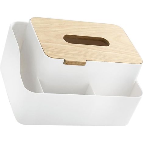 1 PC Boîte Papier Boîte Garde-Manger Placard pour Huche pour De Stockage en Plastique pour Aller Conteneurs Récipient en Plastique Maquillage Conteneur Tissu (1/5)