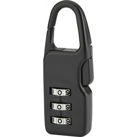 THIRARD - Cadenas à combinaison Swish, 3 chiffres, intérieur, anse acier, 21mm, noir - THIRARD (1/2)