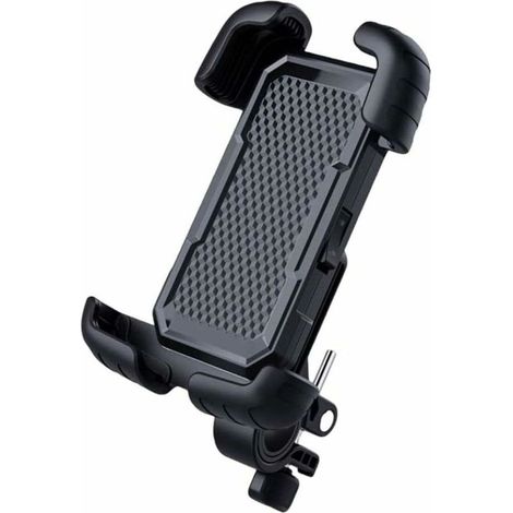 Sacs de Guidon Support de téléphone de vélo Support de téléphone Portable de Moto Pince de téléphone Portable de vélo pour Moto Scooter Noir (1/4)