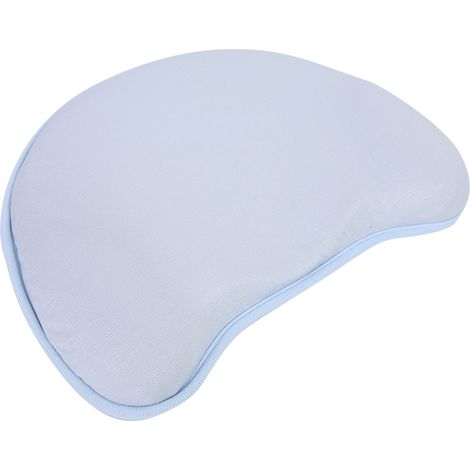 Coussin bébé en mousse à mémoire de forme anti-tête plate, oreiller de modelage pour nouveau-nés, taille unique, blanc (1/5)