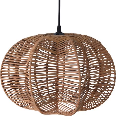 Rattan Ceiling Lamp - Boho Bali Design Pendant Lamp - Pya Natural (1/5)