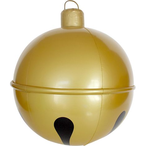 Décorations de Noël gonflables en forme de cloche, décorations de patio intérieures et extérieures, décorations et accessoires de fêtes. (1/4)