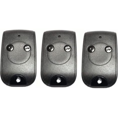 Télécommande 2 canaux 433,92 MHz – Contrôle 2 moteurs de portail et porte de garage – Portée 100m – Technologie codage roulant Safety 2.0+ - 92MHZ (1/4)