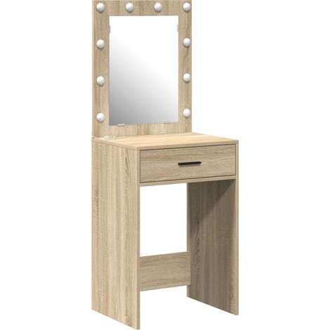 Coiffeuse,Table de maquillage Chêne sonoma 50 x 41 x 135 cm Bois d'ingénierie CFW574951 (1/5)