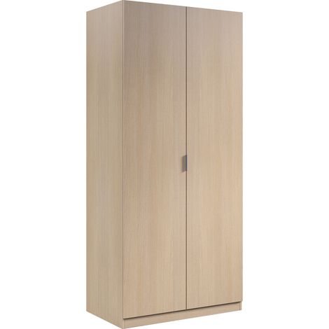 Armario 2 puertas 1 estante roble (1/3)