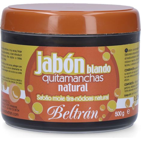 QUITAMANCHAS BELTRAN JABÓN PASTA NATURAL 500g BELTRAN (1/2)
