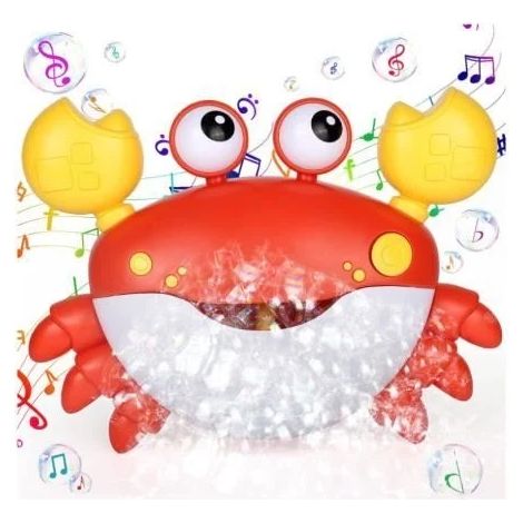 Jouet de bain - Crabe - Machine à bulles musicale automatique - Plastique ABS - Unisexe (1/4)
