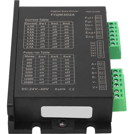 Module de commande de moteur pas à pas haute précision pour servomoteur pas à pas CNC, alimentation CC 2440 V. (1/5)