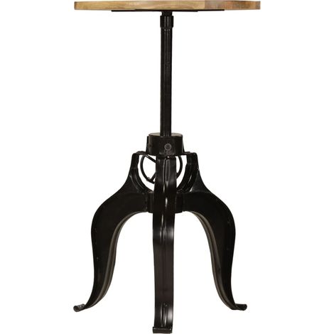 Maison Exclusive - Tavolo da Bar in Legno Massello di Mango 60x(76-110) cm