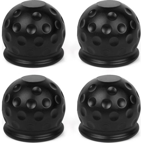 4x Anhängerkupplung Abdeckung 50mm Gummi für Wohnwagen & PKW (1/5)