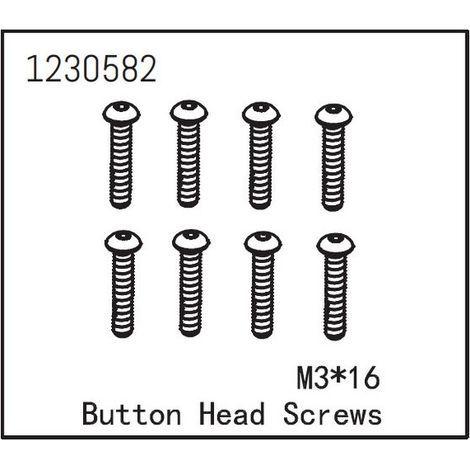 Button Head Screw M3x16