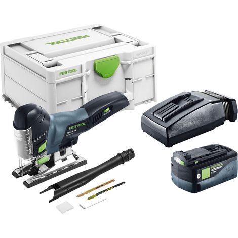 Festool CARVEX PSC 420 EB-Basic Akku Pendelstichsäge 18 V 120 mm Brushless + 1x Akku 5,0 Ah + Ladegerät + Systainer