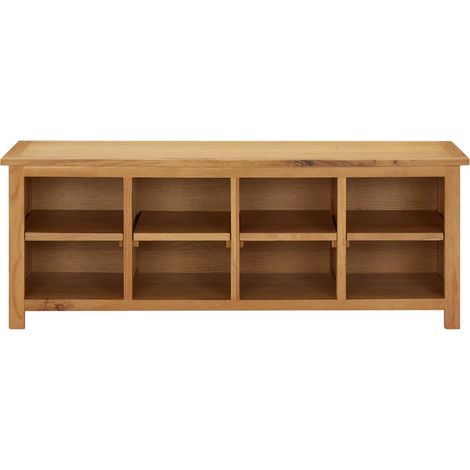 Meuble à chaussures,Étagère à chaussures 114x37x45 cm Bois de chêne solide CFW4923235 (1/5)