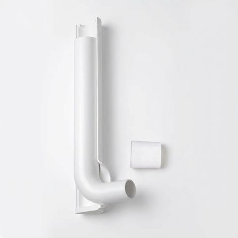 TUBO DI RISCIACQUO CON RIVESTIMENTO E TAPPO PER CASSETTA MODELLO SARA - 35X11 CM - CAT