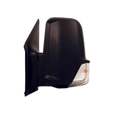 Rétroviseur électrique gauche noir bras court chauffant Mercedes Sprinter W900 2006-2018