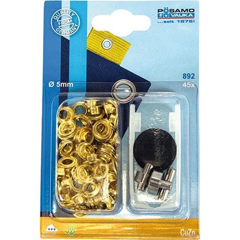 PÖSAMO Öse MS-blank (SB) 5,0mm a 45 Stück