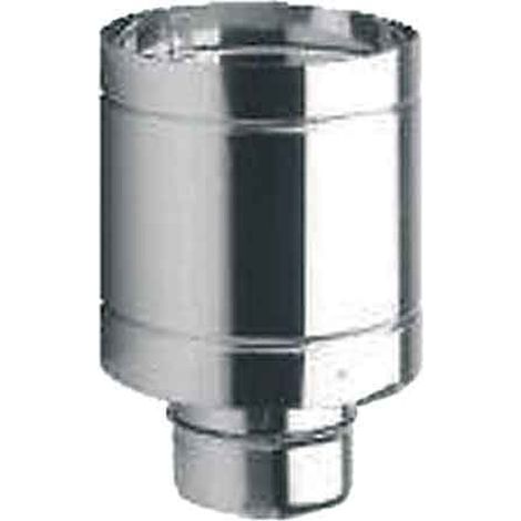 FUMAIOLO INOX TONDO 'ANTIVENTO' Ø 150 mm