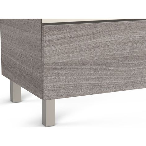 Conjunto de cuatro patas para mueble de baño THE GAP - ROCA Acabado: Niquel