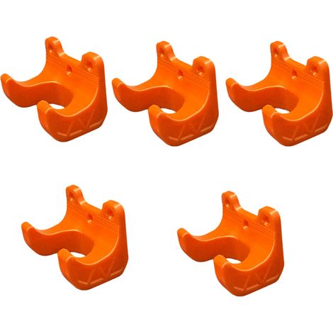 Gancio da parete in plastica multiuso, porta attrezzi da 5 pezzi