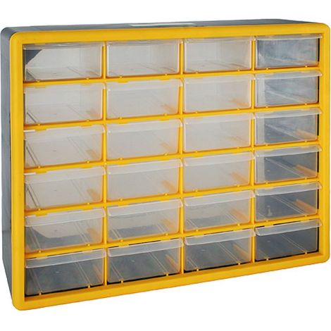 Wandorganisator Strend Pro SBx3045-C, 24 Schubladen, 50x16x39 cm, max. 28 kg
