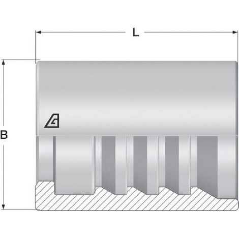 Casquillo de engastar 1SN+2SC ALFAGOMMA SFASK110