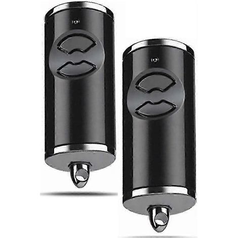 Lot de 2 télécommandes portables pour porte de garage, émetteur 868,3 MHz, compatibles avec les ouvre-portes de garage Hormann HSE-4-868-BS, de bonne qualité. WHBYV (1/4)