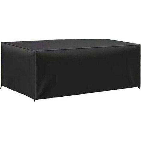 Housse Table de Jardin 180 x 110 x 70cm. Housse de Protection Bâche Résistante aux Intempéries et aux Déchirures 420D Oxford pour Mobilier Salon de Jardin (1/4)