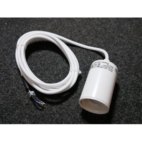 Suspension interieure blanche ronde Ø 44x91mm 230V culot E27 pour ampoule 60W max (non incl) câble longueur 2500mm FITU SLV (1/2)