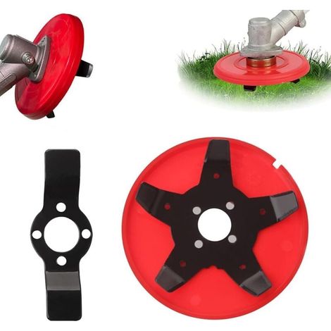 Universal Wild Grass Trimmer, 2 Pack Effective Accessories, 2 Shapes, for Garden, Lawn and Yard MUMU (1/4)