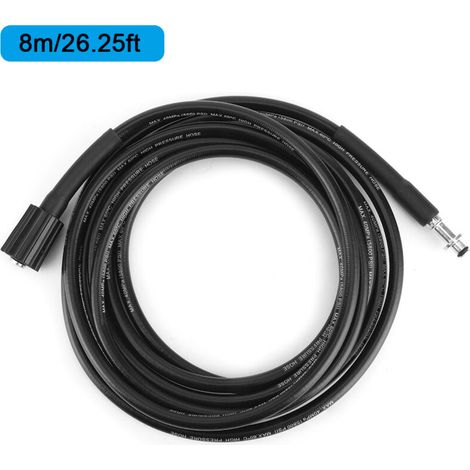 Rosvola Tuyau de lavage à haute pression, Tube de nettoyage de tuyau d'eau adapté à Karcher K2 K3 K4 K58m/26,25 pieds. (1/5)