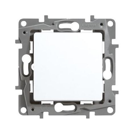 Placca di finitura Legrand Niloe 0,79 kg bianco resistente