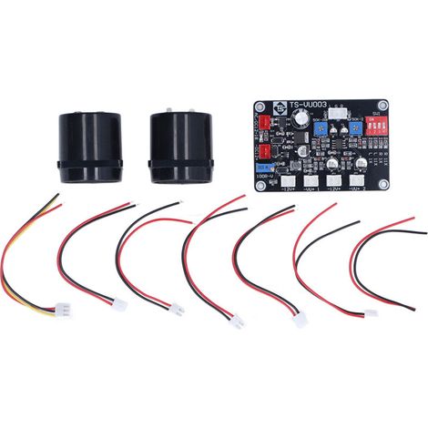 2-Piece VU Meter Panel Module with Conductor Board Cable for DIY Recording Studio Car Audio Conversion Equipment