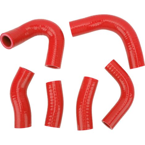 Tuyau de radiateur en silicone résistant à la chaleur, étanche, kit de refroidissement pour Magna VF1100C VF1000C V65, Rouge (1/5)