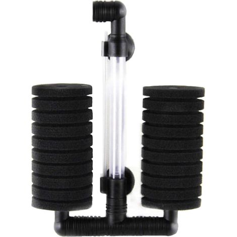 Huijukon Luftpumpe - Super Biochemischer Schwammfilter für Aquarien, (1/4)