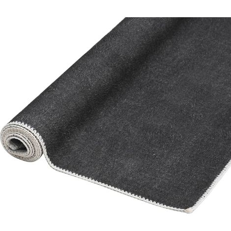 Maison Exclusive - Teppichläufer Waschbar Faltbar Anthrazit 80x30