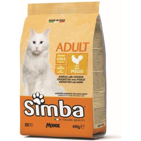 CIBO GATTO MONGE SIMBA 400 G CROCCANTINI POLLO