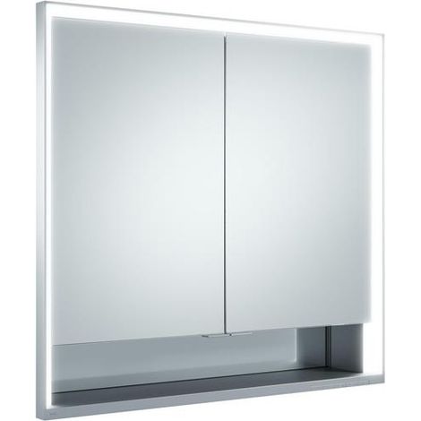 KEUCO Royal Lumos Spiegelschrank Wandeinbau 2-türig, kurze Tür,