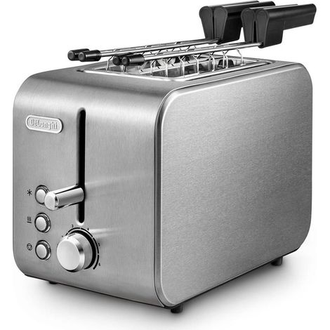 Tostadora DeLonghi CTX 2203 2 Rebanadas Plata Potencia 550 W