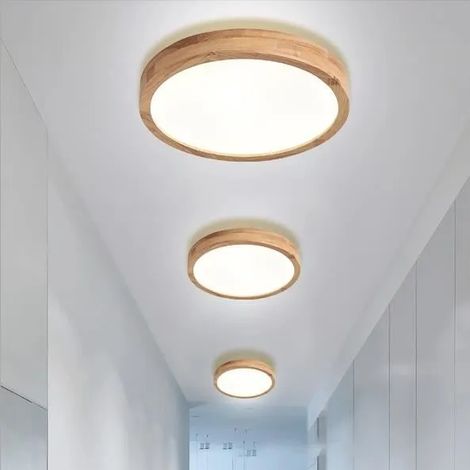 U-do Lot de 3 Plafonnier LED Moderne,ø30cm Lampe Plafonnier Blanc Froid 6000K pour Salon Chambre Salle à manger (1/4)
