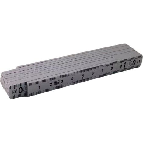 Règle pliante à 10 sections, 1 mètre (blanche) (1/5)
