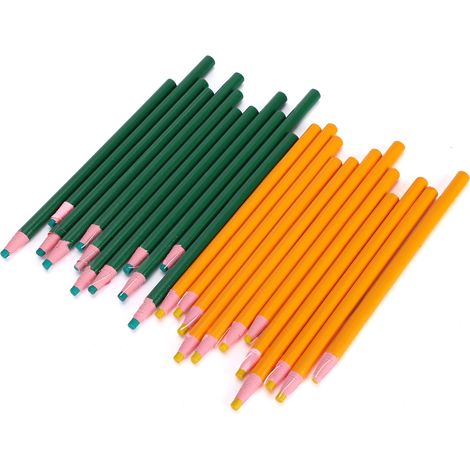 Lot de 24 crayons à dessin pour tailleur, pour vêtements, verre, céramique et meubles. (1/5)