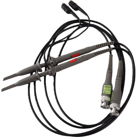 Sonde d'oscilloscope 100MHz avec atténuation réglable 1X/10X, kit de sondes pour oscilloscope (1/5)
